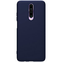 Силиконовый бампер Nillkin Rubber-wrapped Protective Case Синий для Xiaomi Redmi K30 (Poco X2)