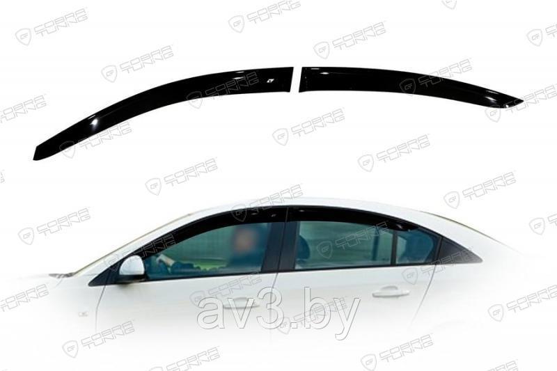 Ветровики Chevrolet Cruze седан 2009-2012; 2012 / Шевроле Круз (Cobra Tuning) - фото 1 - id-p60447118