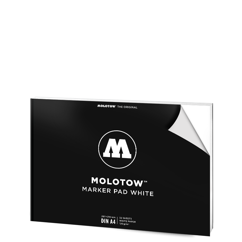 Альбом для маркеров MOLOTOW Marker Pad A4 белый