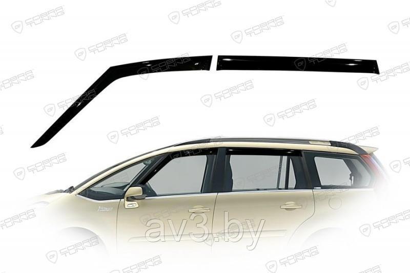 Ветровики Citroen C4 Grand Picasso 1 2007-2013 / Ситроен С4 Гранд Пикассо 1 (Cobra Tuning)