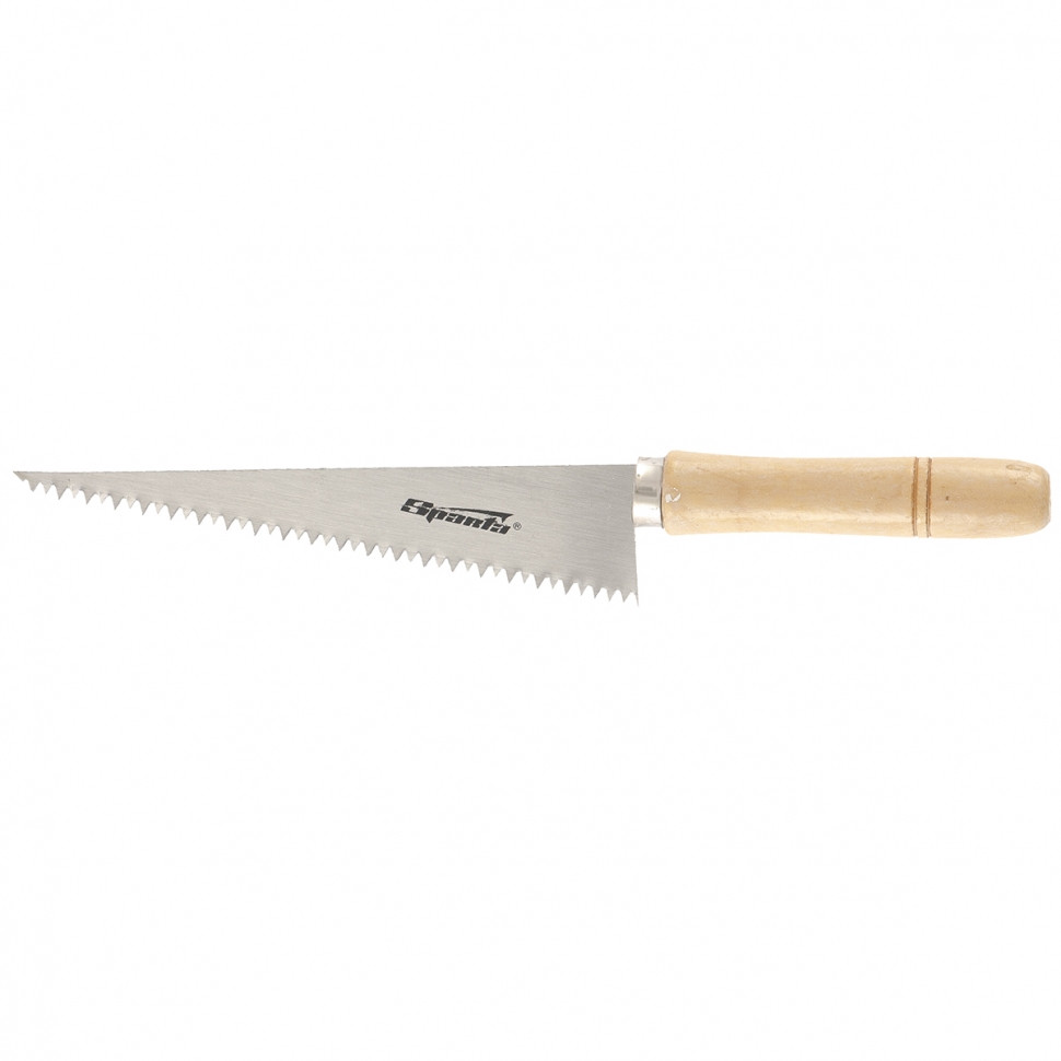 Ножовка по гипсокартону, 180 мм, деревянная рукоятка SPARTA - фото 1 - id-p68384767
