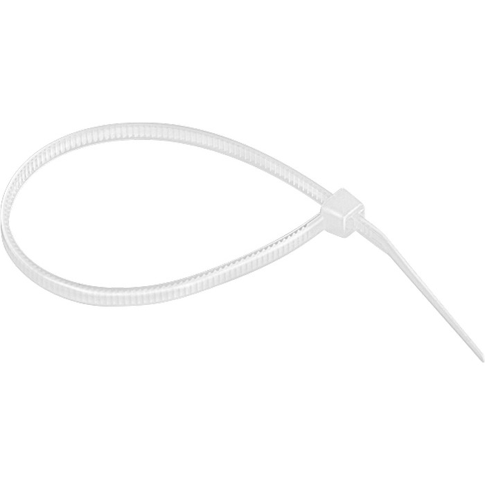 Хомуты, 160 * 2,5 мм, пластиковые, белые, 100 шт.// СИБРТЕХ