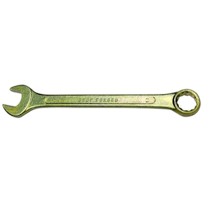 Ключ комбинированный, 14 мм, желтый цинк СИБРТЕХ - фото 1 - id-p68856984