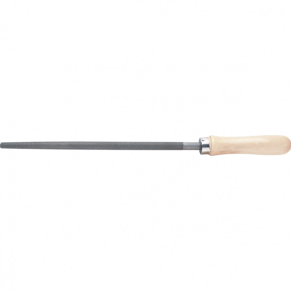 Напильник, 250 мм, круглый, деревянная ручка// СИБРТЕХ - фото 1 - id-p68856451