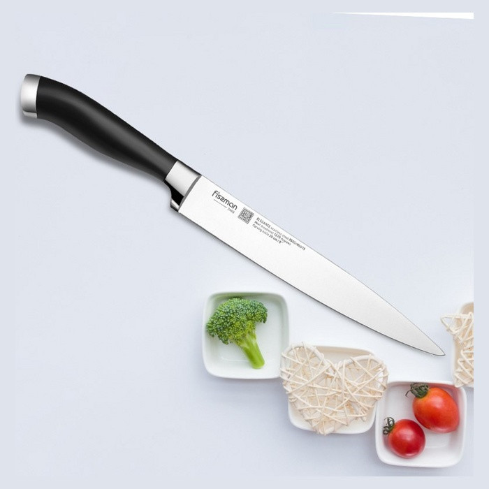 2468 FISSMAN Гастрономический нож ELEGANCE 20 см (X50CrMoV15 сталь) - фото 5 - id-p97160160