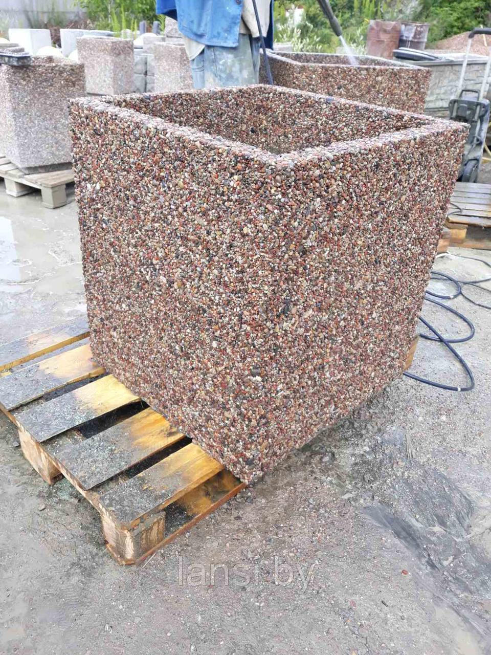 Цветочница "Куб 4"(андора) 650х650х700мм. тип103