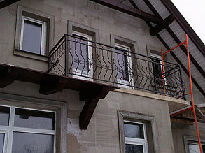 Балконное ограждение во французском стиле  4