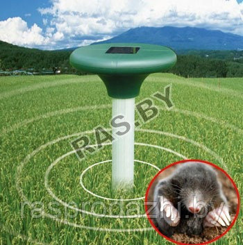 2 шт. Универсальный отпугиватель кротов на солнечной батарее Solar Rodent Repeller GVS-315