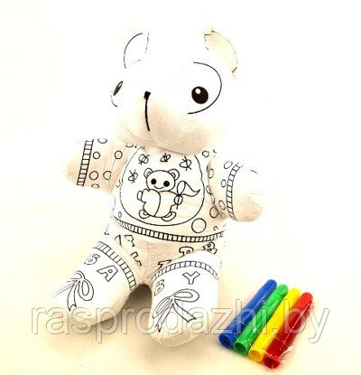 Игрушка-раскраска Мишка Toys Baby (арт. 9-2940) код. 0021 - фото 1 - id-p97507926