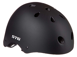 Шлем защитный STG "MTV12", размер XS (48-52), регулируемый, чёрный, арт.Х89048