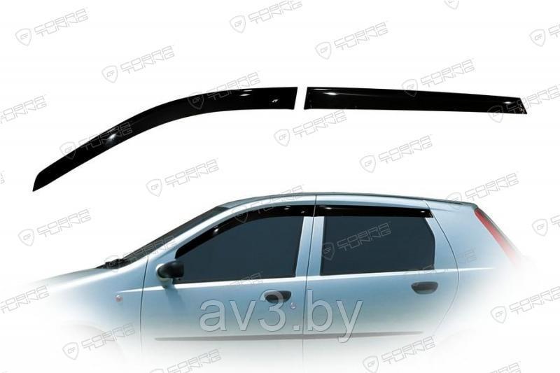Ветровики Fiat Punto 2 хэтчбек 5d 1999-2003/ Фиат Пунто 2 (Cobra Tuning/Command)