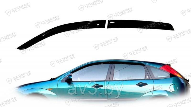 Ветровики Ford Focus 1 Sd/хэтчбек 5d 1998-2004/ Форд Фокус 1(Cobra Tuning) - фото 1 - id-p60447275