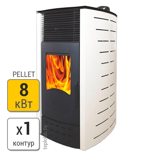 Пеллетный камин Burnit Comfort Plus, 8 кВт