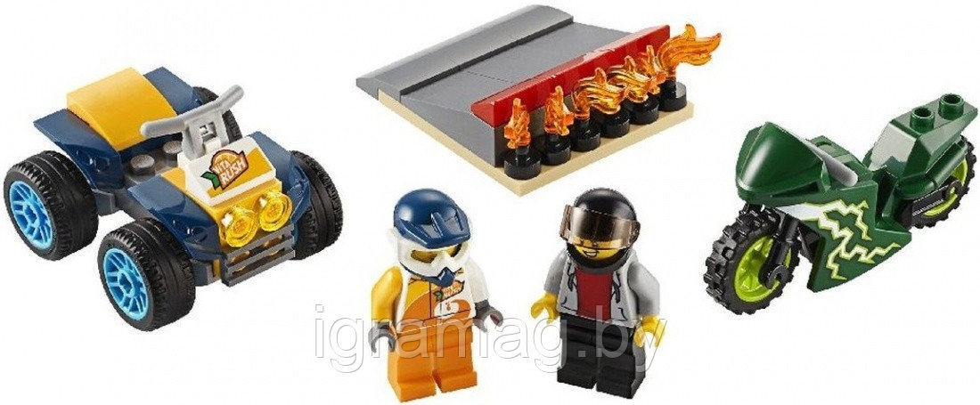 Конструктор Лего Сити Команда каскадёров LEGO City - фото 1 - id-p123409068