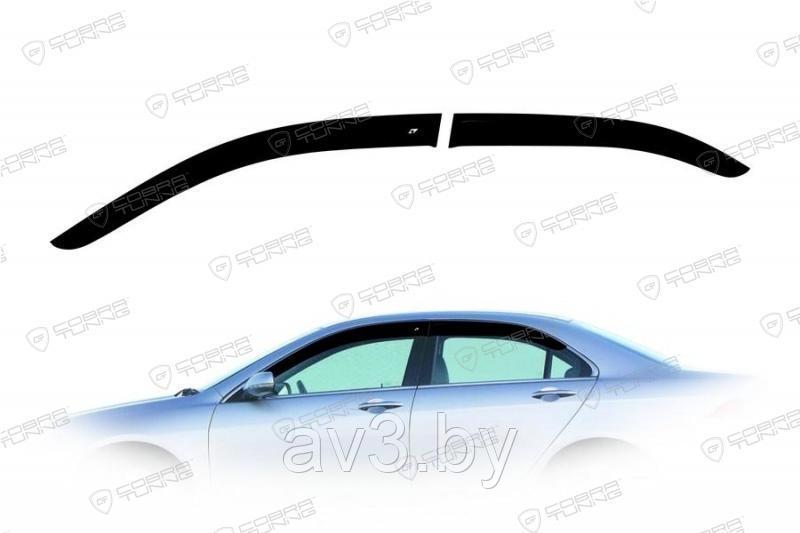 Ветровики Honda Accord 7 седан 2003-2007/Acura TSX 2003-2007/ Хонда Аккорд (Cobra Tuning) - фото 1 - id-p60447371