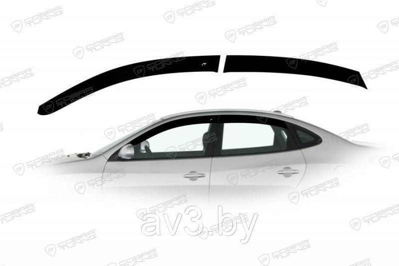 Ветровики Hyundai Elantra седан 2007/ Хендай Элантра (Cobra Tuning) - фото 1 - id-p60447433
