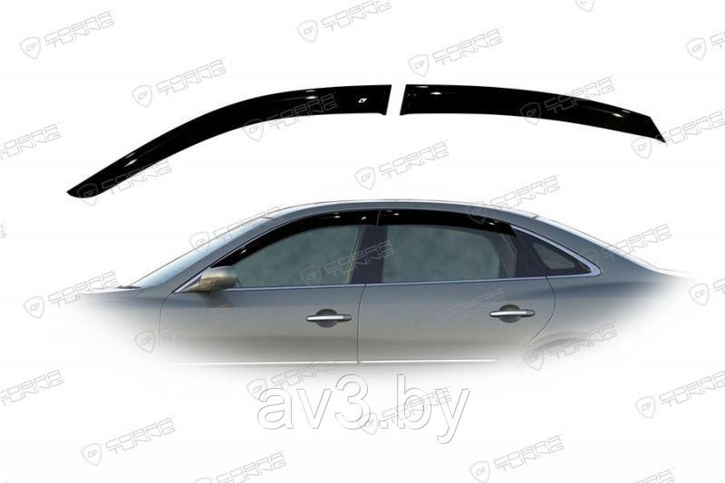 Ветровики Hyundai Grandeur 4 седан 2005-2011/ Хендай (Cobra Tuning)