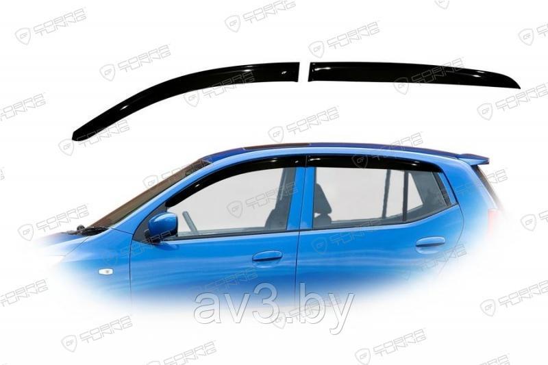 Ветровики Hyundai I10 хэтчбек 5d 2007-2012/ Хендай И 10 (Cobra Tuning) - фото 1 - id-p60447444