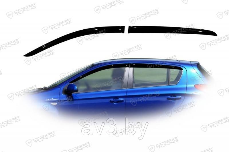 Ветровики Hyundai I20 5d хэтчбек 2009/ Хендай И 20 (Cobra Tuning/Command)