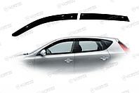 Ветровики Hyundai I30 1 хетчбек 5d 2007-2011 / Хендай И 30 (Cobra Tuning)