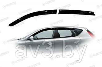 Ветровики Hyundai I30 1 хетчбек 5d 2007-2011 / Хендай И 30 (Cobra Tuning)