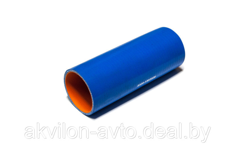 5320-1303026-01 Патрубок радиатора  026  нижний длинный синий силикон (5320, 54115)