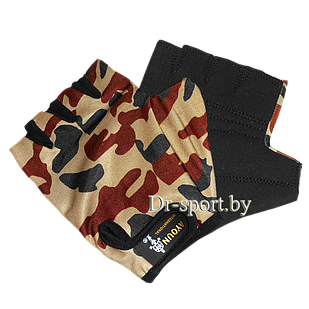 Перчатки  д/фитнеса п/э+лайкра милитари арт. 922-S.M.L.XL