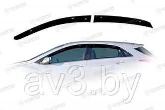 Ветровики Hyundai I30 2 хетчбек 5d 2012 / Хендай И 30 (Cobra Tuning)