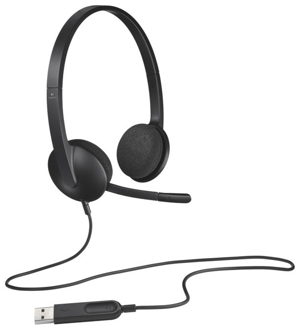 Наушники с микрофоном Logitech USB Headset H340