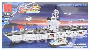 113 Конструктор Brick (Брик) "Авианосец" 990 деталей, аналог LEGO (Лего)