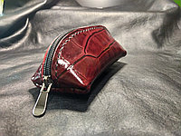 Пенал кожаный на молнии Sovanna бордо крок арт. Р0101