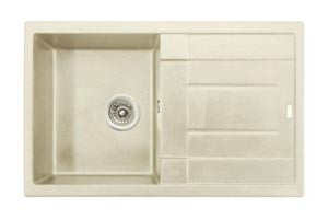 Мойка гранитная для кухни KAISER 780x500x190 Sand Beige, KGM-7850-SB