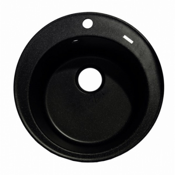 Мойка-Мраморная Kaiser круглая Ф510 KMM-510 BlackWhite