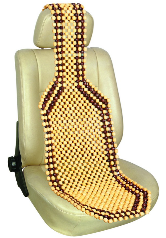 Накидка на сиденье (шариковый массажер с подголовником) - фото 1 - id-p123468683