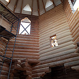 Шлифовка внутренних стен деревянного дома, фото 2