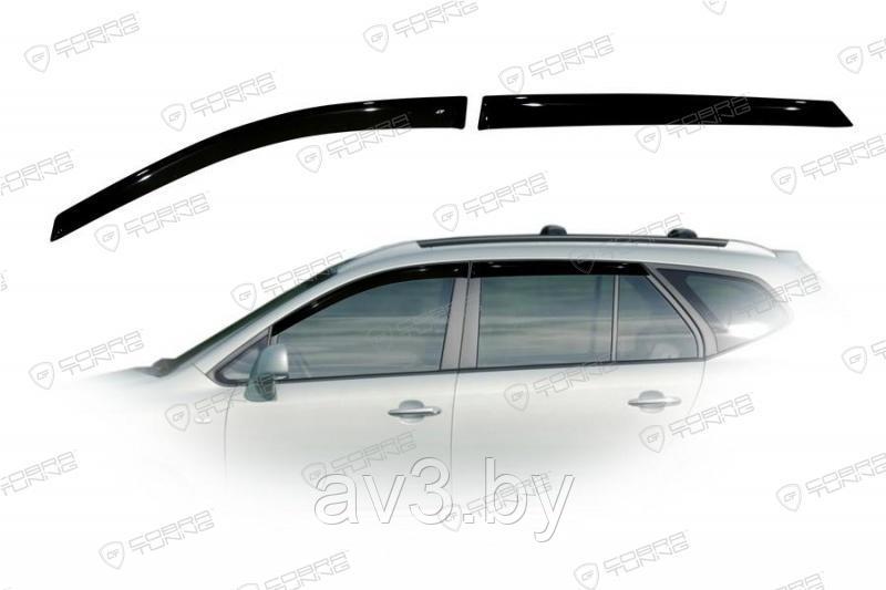 Ветровики Kia Carens 3 2006/Rondo 2007-2012/ Киа Каренс (Cobra Tuning) - фото 1 - id-p60447544