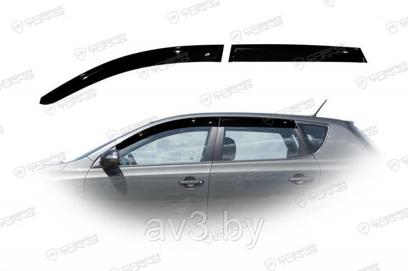 Ветровики Kia Ceed 1 хетчбек 5d 2007-2012 / Киа Сид (Cobra Tuning)