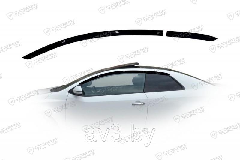 Ветровики Kia Cerato 2 Koup 2009-2012/ Киа Церато (Cobra Tuning) - фото 1 - id-p60447562