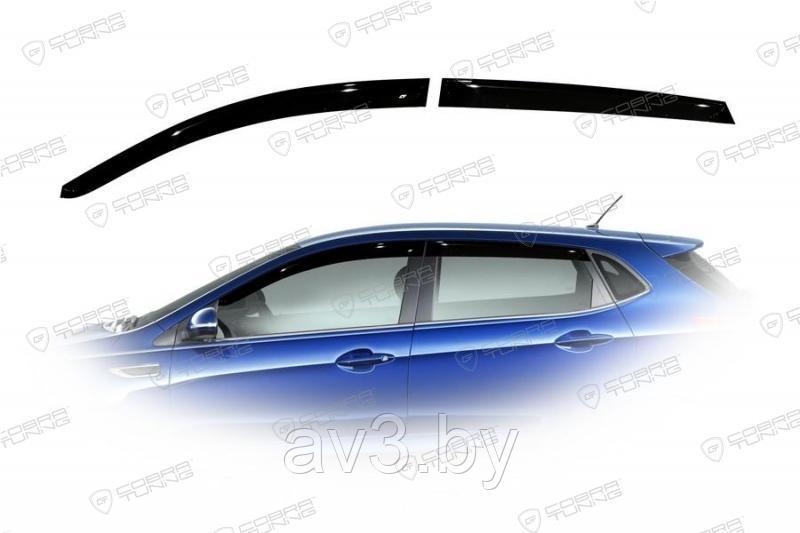 Ветровики Kia Rio 3 хетчбек 5d 2011 / Киа Рио (Cobra Tuning) - фото 1 - id-p60447594