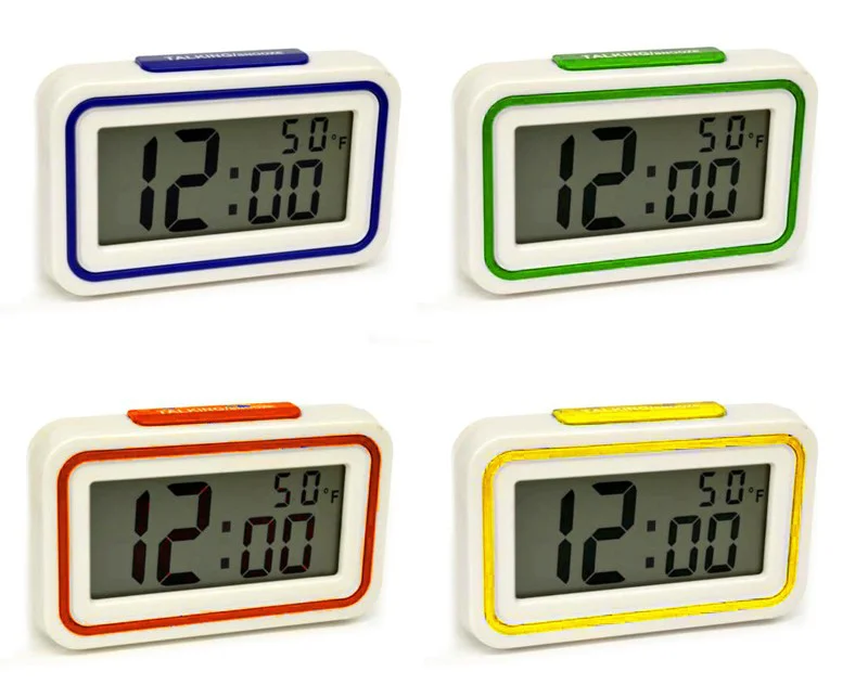 Говорящие часы с будильником и термометром KK-9905TR
