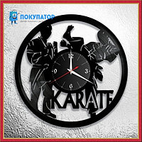 Оригинальные часы из виниловых пластинок "Каратэ". ПОД ЗАКАЗ 1-3 дня