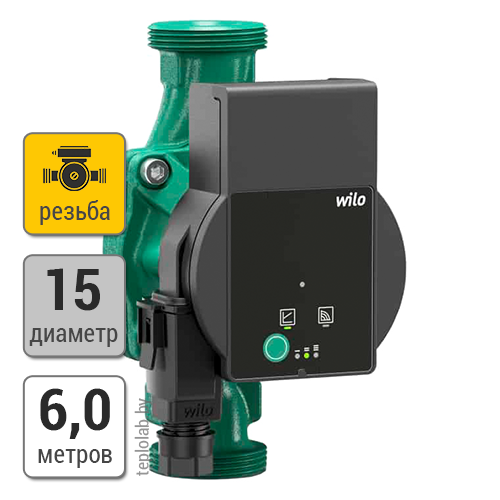 Wilo Atmos PICO 15/1-6 130, 220 В циркуляционный насос