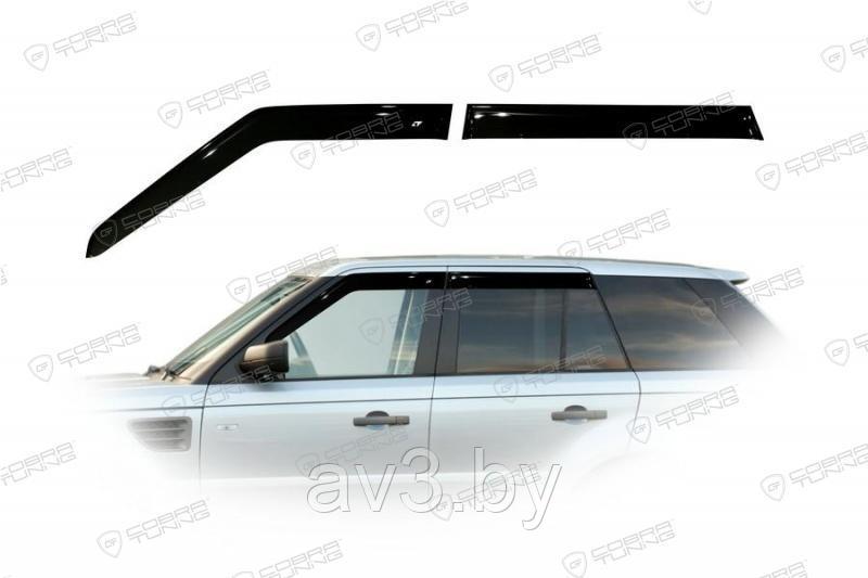 Ветровики Land Rover Range Rover Sport 2005-2013/ Лэнд Ровер (Cobra Tuning) - фото 1 - id-p60447655