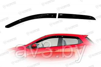 Ветровики Mazda 2 2 хэтч 5d 2008/Demio 2007-2011 (Cobra Tuning)
