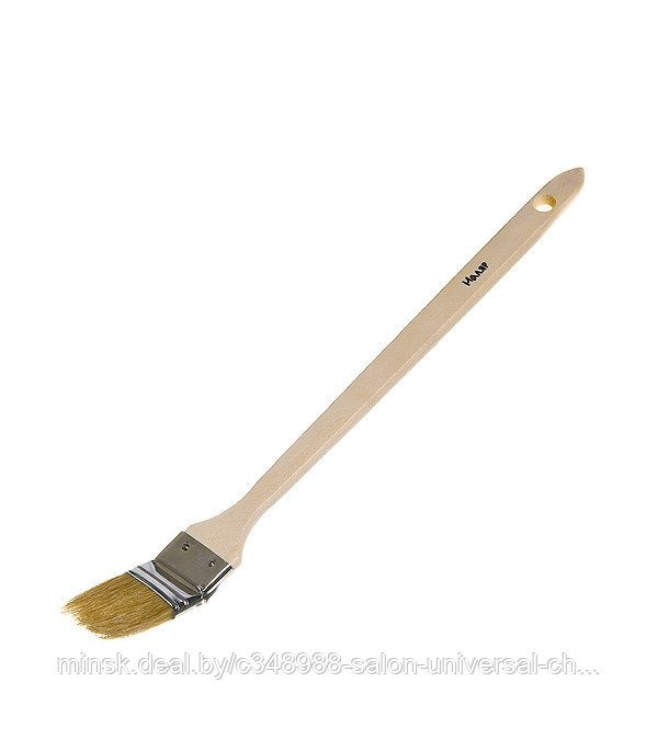 Кисть радиаторная 38 мм натуральная щетина деревянная ручка
