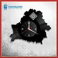 Оригинальные часы из виниловых пластинок "Беларусь". ПОД ЗАКАЗ 1-3 дня