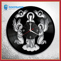 Оригинальные часы из виниловых пластинок "Минск (герб)". ПОД ЗАКАЗ 1-3 дня