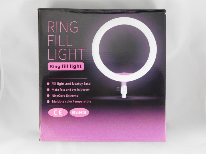 Кольцевая светодиодная лампа Ring Fill Light 26 см + штатив (2.1м) + держатель для телефона - фото 2 - id-p123497235