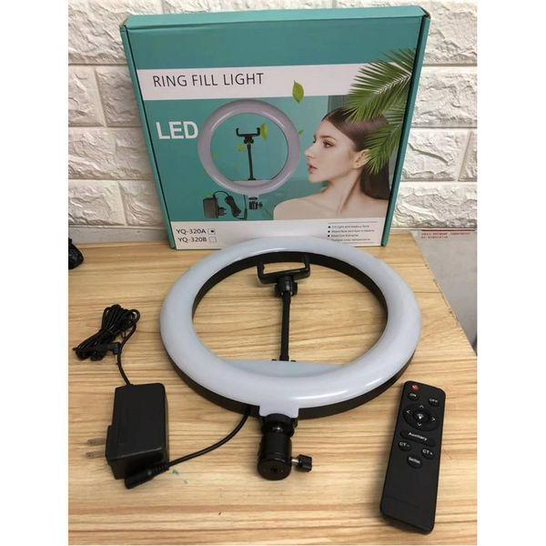 Кольцевая светодиодная лампа 30 см YQ-320A Ring Fill Light + штатив + пульт + держатель для телефона - фото 4 - id-p123497247