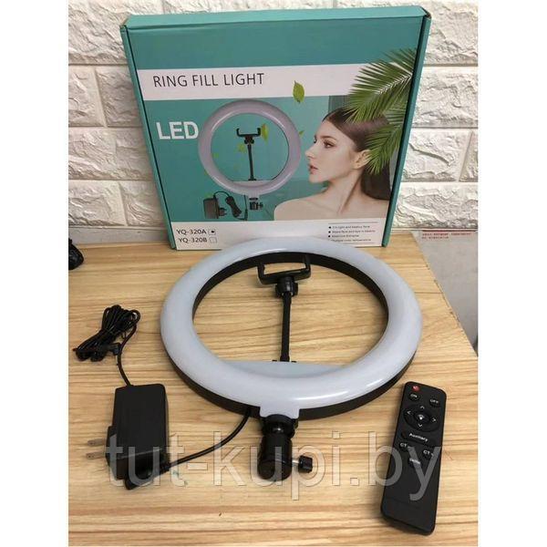 Светодиодная кольцевая лампа YQ-320A 30 см Ring Fill Light + штатив + пульт + держатель для телефона - фото 4 - id-p123497265